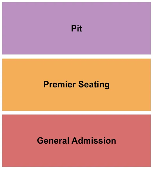 BUCK MOTORSPORTS PARK ENTERTAINMENT COMPLEX COUNTRY FREEDOM FEST Seating Map Seating Chart