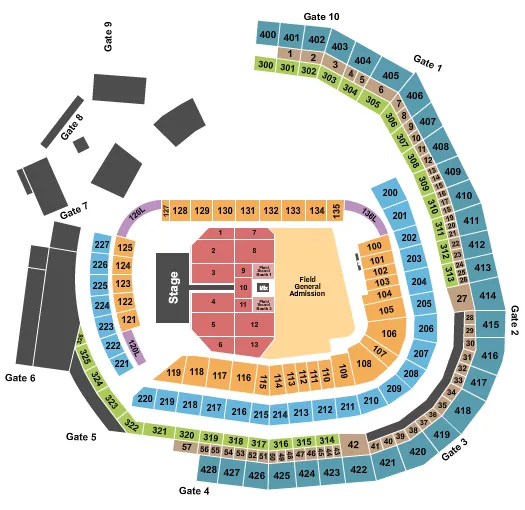 BIRTHDAY BASH 2 Seating Map Seating Chart