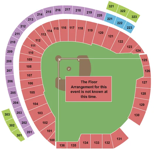 GENERIC FIELD Seating Map Seating Chart