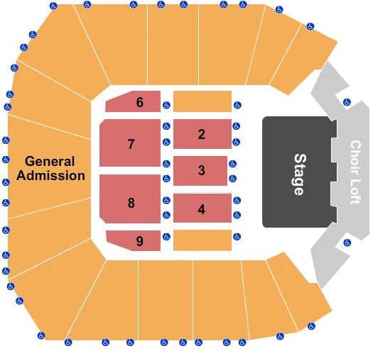 RSV 2 4 6 9 GA Seating Map Seating Chart
