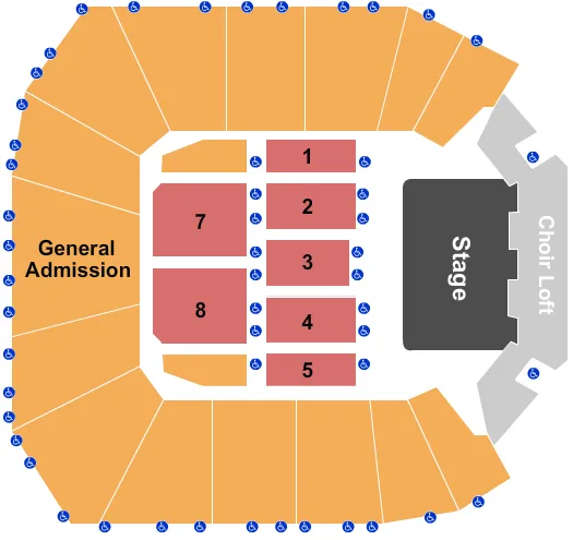 RSV 1 5 7 8 GA Seating Map Seating Chart