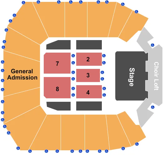 RSV 2 4 7 8 GA Seating Map Seating Chart