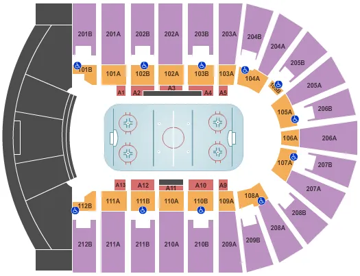 HOCKEY Seating Map Seating Chart