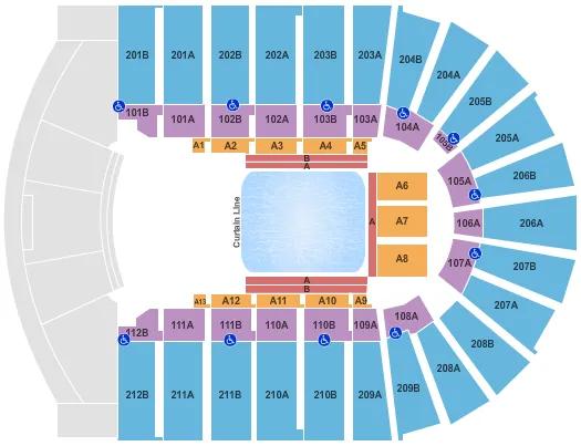 ICE SHOW Seating Map Seating Chart