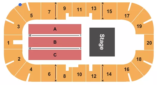 HALF HOUSE Seating Map Seating Chart