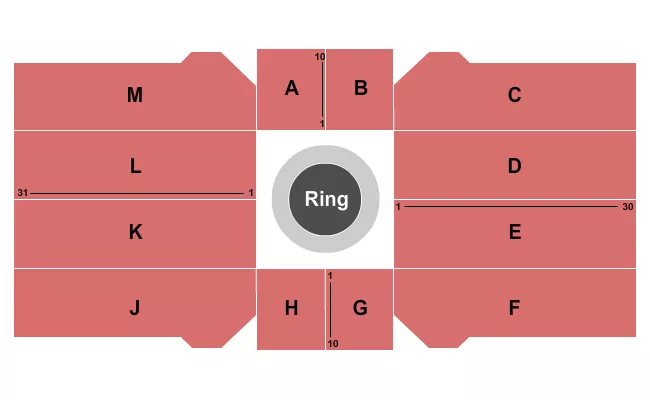 MMA Seating Map Seating Chart