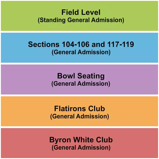 GA BY LEVEL Seating Map Seating Chart