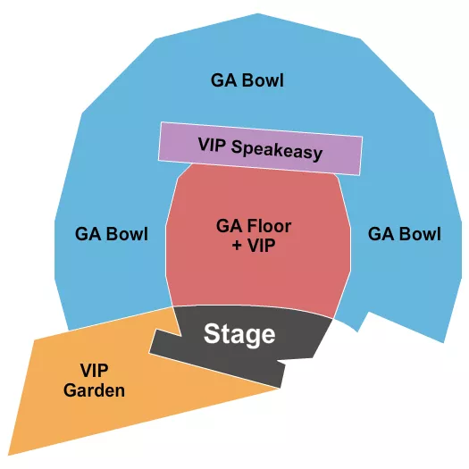 FESTIVAL Seating Map Seating Chart
