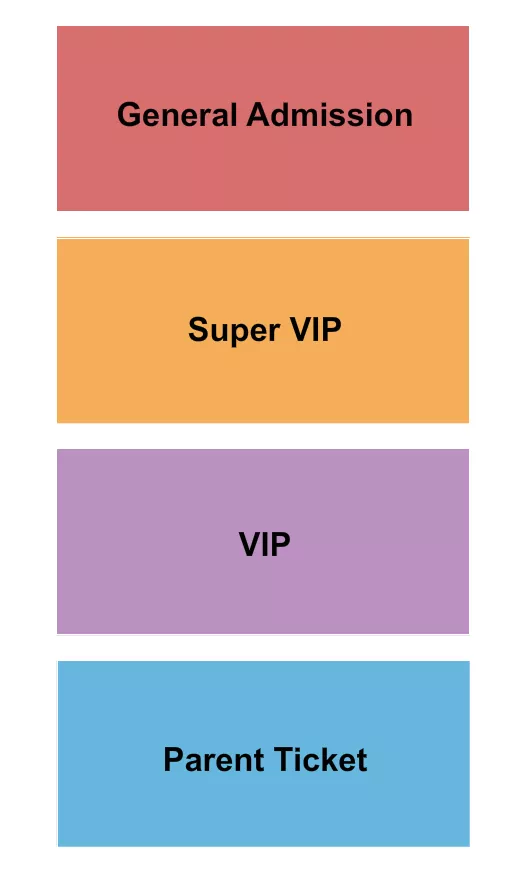 COMEBACK TOUR Seating Map Seating Chart