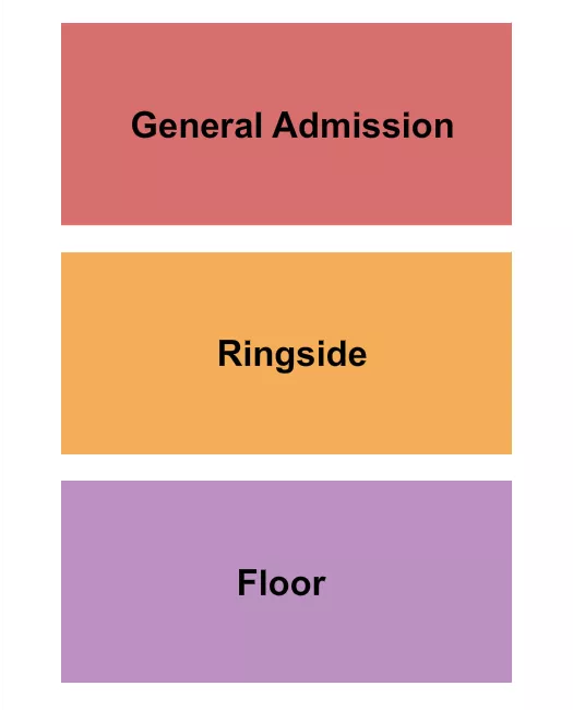 MARY BROWNS CENTRE GA FLOOR RINGSIDE Seating Map Seating Chart