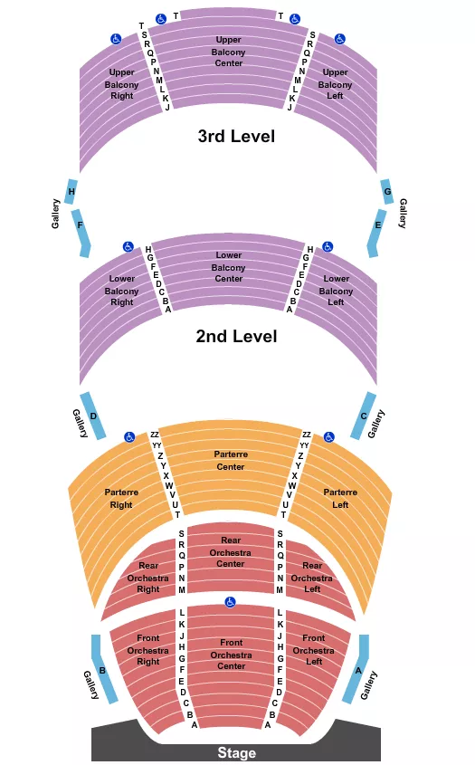 ENDSTAGE Seating Map Seating Chart