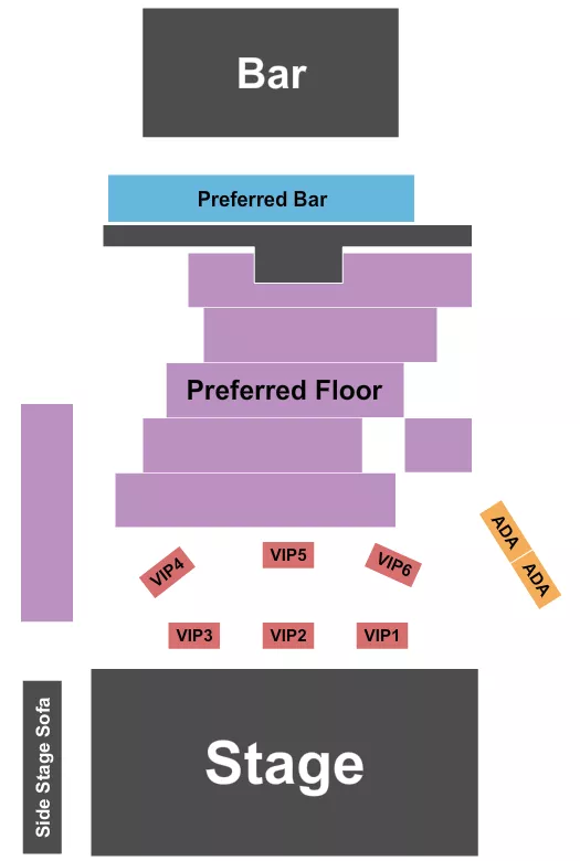 HARD ROCK LIVE LAS VEGAS RAIDING THE ROCK VAULT Seating Map Seating Chart