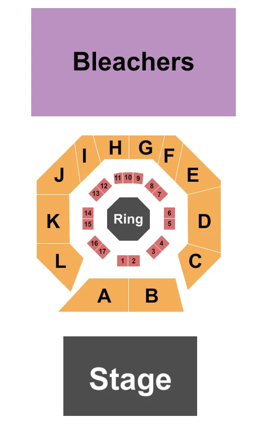 MECCA Seating Map Seating Chart