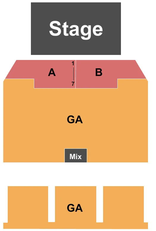 THE PURPLE XPERIENCE Seating Map Seating Chart