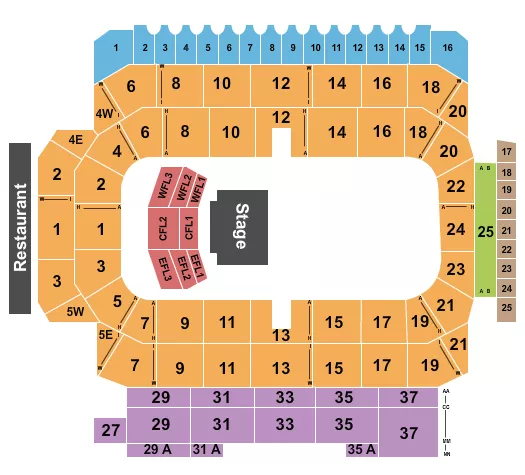 PAW PATROL Seating Map Seating Chart