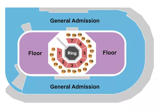 MMA 2 Seating Map Seating Chart