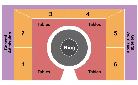 MMA Seating Map Seating Chart