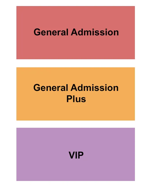 GA GA VIP Seating Map Seating Chart