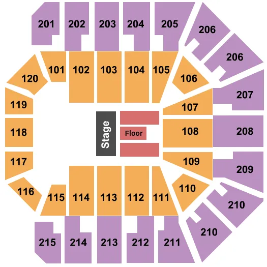 HALF HOUSE 2 Seating Map Seating Chart