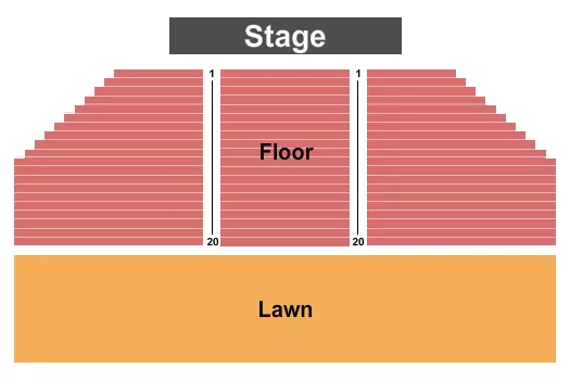 OUTDOOR AMPHITHEATER AT LUCKY STAR CASINO CONCHO ENDSTAGE Seating Map Seating Chart