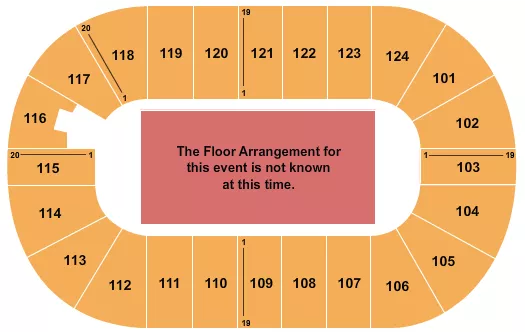 MARY BROWNS CENTRE GENERIC FLOOR Seating Map Seating Chart