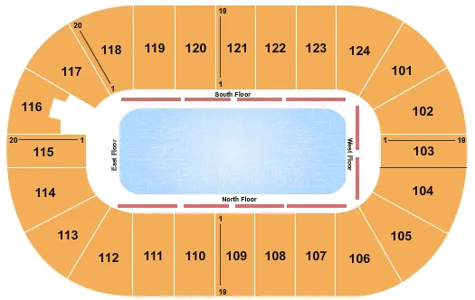 MARY BROWNS CENTRE THANK YOU CANADA Seating Map Seating Chart