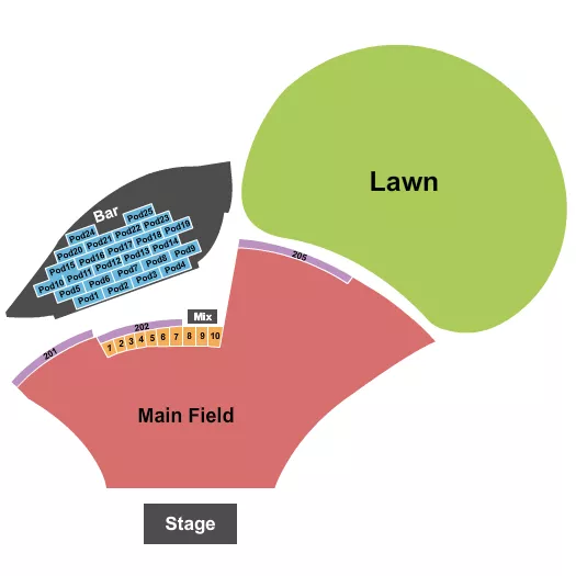 GA PODS 2 Seating Map Seating Chart