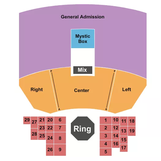 LFA Seating Map Seating Chart