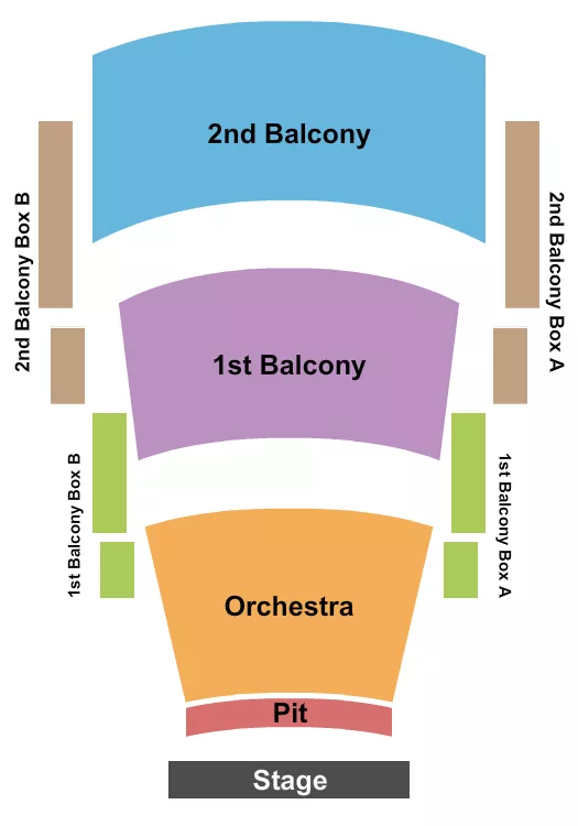 ENDSTAGE PIT Seating Map Seating Chart