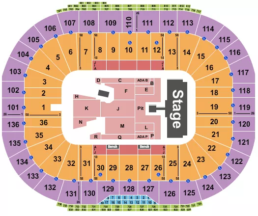AC DC Seating Map Seating Chart