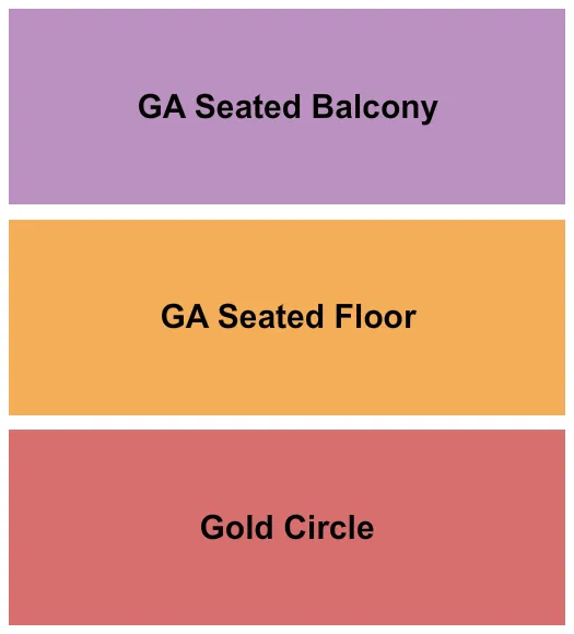 GC GA FLR GA BALC Seating Map Seating Chart