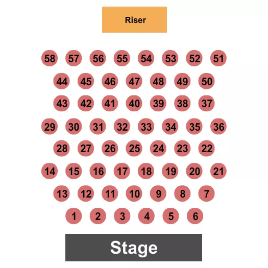 PEND OREILLE PAVILION AT NORTHERN QUEST RESORT CASINO THUNDER FROM DOWN UNDER 2 Seating Map Seating Chart