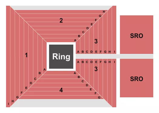 PEND OREILLE PAVILION AT NORTHERN QUEST RESORT CASINO WRESTLING Seating Map Seating Chart