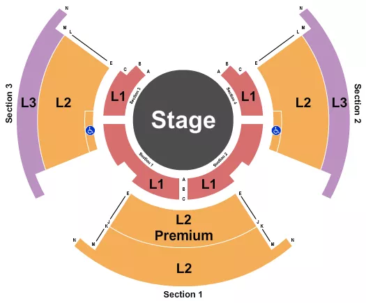CIRQUE Seating Map Seating Chart