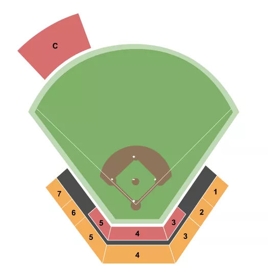 SOFTBALL Seating Map Seating Chart