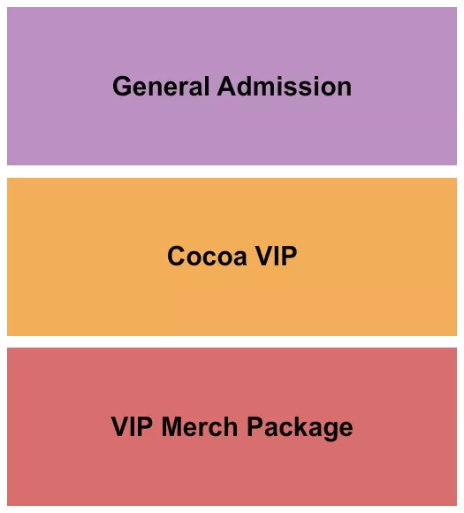 RIVERFRONT PARK COCOA VILLAGE GA VIPS Seating Map Seating Chart
