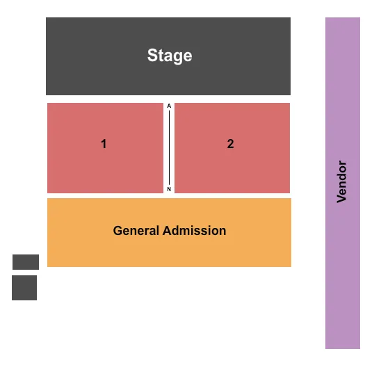 RIVERFRONT PARK COCOA VILLAGE END STAGE Seating Map Seating Chart