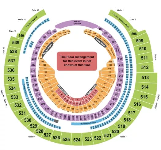 GENERIC FLOOR Seating Map Seating Chart