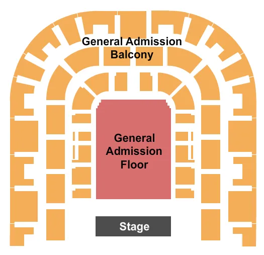 GA FLOOR GA BALC Seating Map Seating Chart
