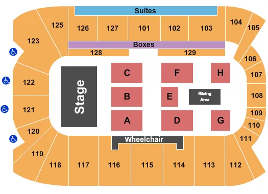 ENDSTAGE 2 Seating Map Seating Chart