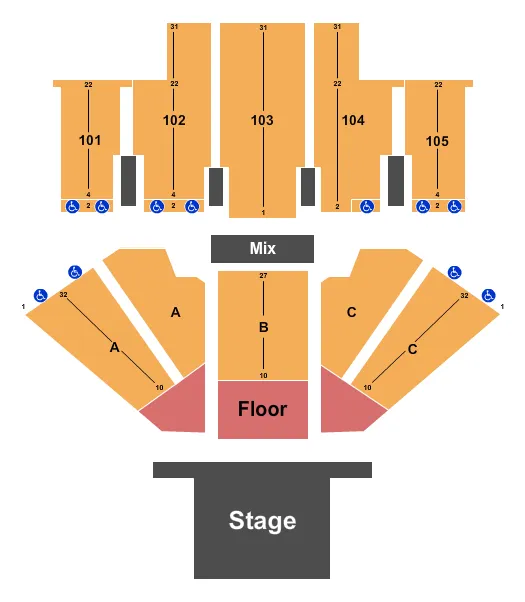 LAUV Seating Map Seating Chart