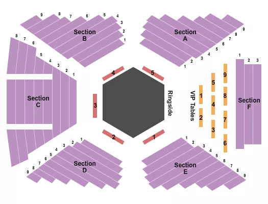 MMA Seating Map Seating Chart