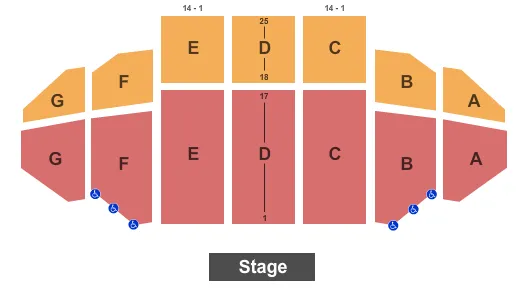 FULL HOUSE Seating Map Seating Chart