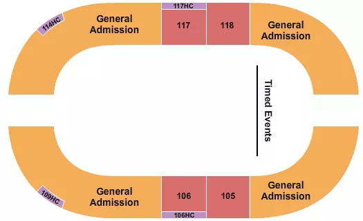 ROPING Seating Map Seating Chart