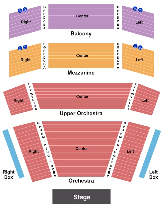 ENDSTAGE 3 Seating Map Seating Chart