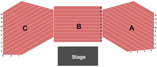 END STAGE Seating Map Seating Chart