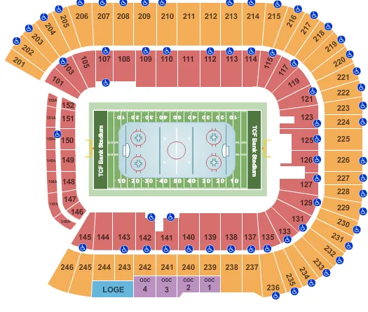 HOCKEY Seating Map Seating Chart