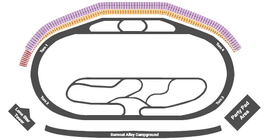 RACING Seating Map Seating Chart