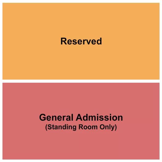 THE PALACE THEATRE ST PAUL GA SRO RESERVED Seating Map Seating Chart