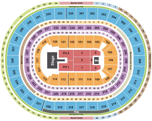 BRENT FAIYAZ Seating Map Seating Chart